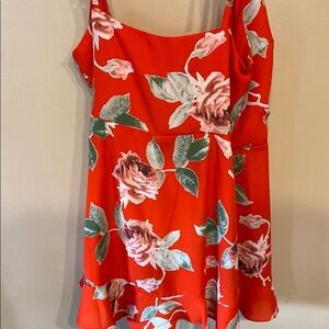 Honey Belle Ruffled Red Blouse